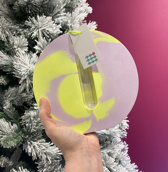 Colourful Round Jesmonite Test Tube Vase, 6 of 7