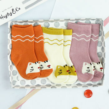 Little Kitten Box Of Baby Socks, 6 of 7