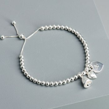 Personalised Silver Bells Charm Bracelet, 5 of 7