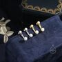 Sterling Silver White Opal Ear Jacket, thumbnail 3 of 10