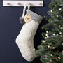 Personalised Chunky Knit Christmas Stockings, thumbnail 7 of 8