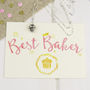 Best Baker Cupcake Necklace, thumbnail 2 of 6