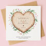 Personalised Woodland Anniversary Card – Any Year, thumbnail 1 of 4