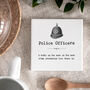 Police Gift Ceramic Coaster, thumbnail 1 of 8