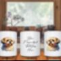 Personalised Shorthaired Lhasa Apso Dog Hearts Pet Gift Mug, thumbnail 2 of 2