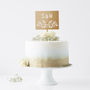 Botanical Personalised Initial Wedding Cake Topper, thumbnail 7 of 8