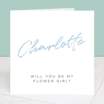 Will You Be My Flower Girl Card, 2 of 4