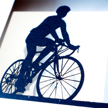 Framed Bicycle Papercut Art, 5 of 7