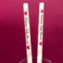 Pink And White Stripe Personalised Paper Straws, thumbnail 3 of 7