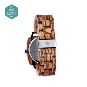 The Oak: Handmade Vegan Wood Wristwatch For Men, 6 of 8