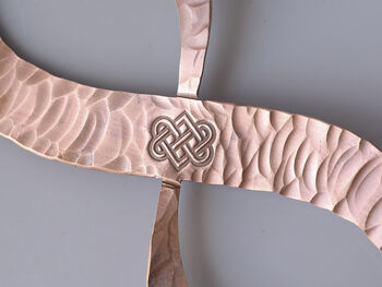 7th Anniversary Gift Copper Infinity Sculpture, 4 of 12