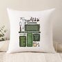 70th Birthday Gift For Gardeners Personalised Cushion, thumbnail 1 of 9