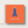 Personalised Kid's Space Rocket Small Notebook, thumbnail 6 of 9