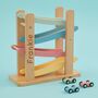 Personalised Colourful Car Ramp Wooden Toy, thumbnail 1 of 3