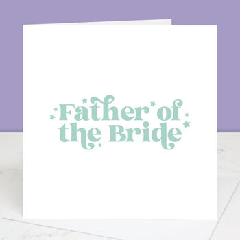 Wedding Card For Father Of The Bride, 6 of 6