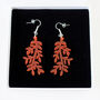 Acrylic Leaf Botanical Earring, thumbnail 9 of 11