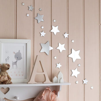 Mirrored Star Wall Decals, 3 of 7