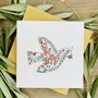 Personalised Luxury Handmade Dove Christmas Card, thumbnail 1 of 7