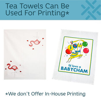 Classic White Tea Towels/ Catering Napkins, 5 of 9