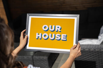 Our House Print, Housewarming Gift, 7 of 7