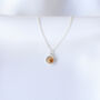 November Birthday Gift For Her, Birthstone Topaz Crystal Necklace, thumbnail 8 of 8