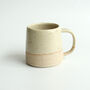 Handmade Stone Ceramic Mug Pastel Colours, thumbnail 3 of 7