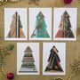 Christmas Postcards, Festive Christmas Trees, thumbnail 1 of 8