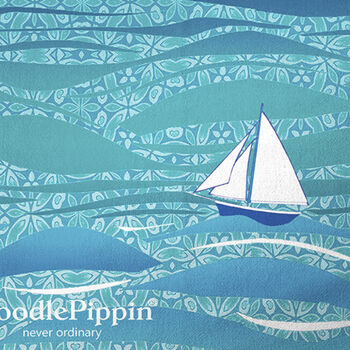 Caribbean Sailing | 100% Cotton Tea Towel | Made In England, 6 of 12