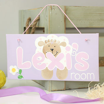 Personalised Farm Sheep Canvas Sign, 2 of 11