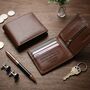Gifts For Men Personalised Leather Wallet For Him, thumbnail 9 of 10