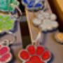 Personalised Engraved Dog Tag – Paw Or Bone Shape, thumbnail 4 of 8