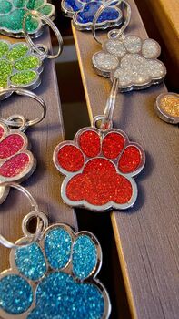 Personalised Engraved Dog Tag – Paw Or Bone Shape, 4 of 8