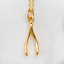 Lucky Wishbone Necklaces, thumbnail 2 of 5