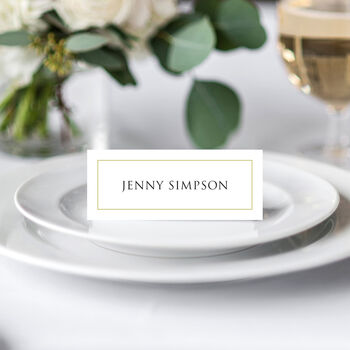 Modern Gold Table Numbers, 2 of 6