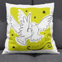 Personalised Matisse Doves Cut Out Cushion, thumbnail 1 of 7