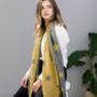 Personalised Star Pleated Scarf In A Choice Of Colours, thumbnail 1 of 3
