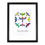 Psittacidae Parrot A4 Art Print, thumbnail 3 of 8