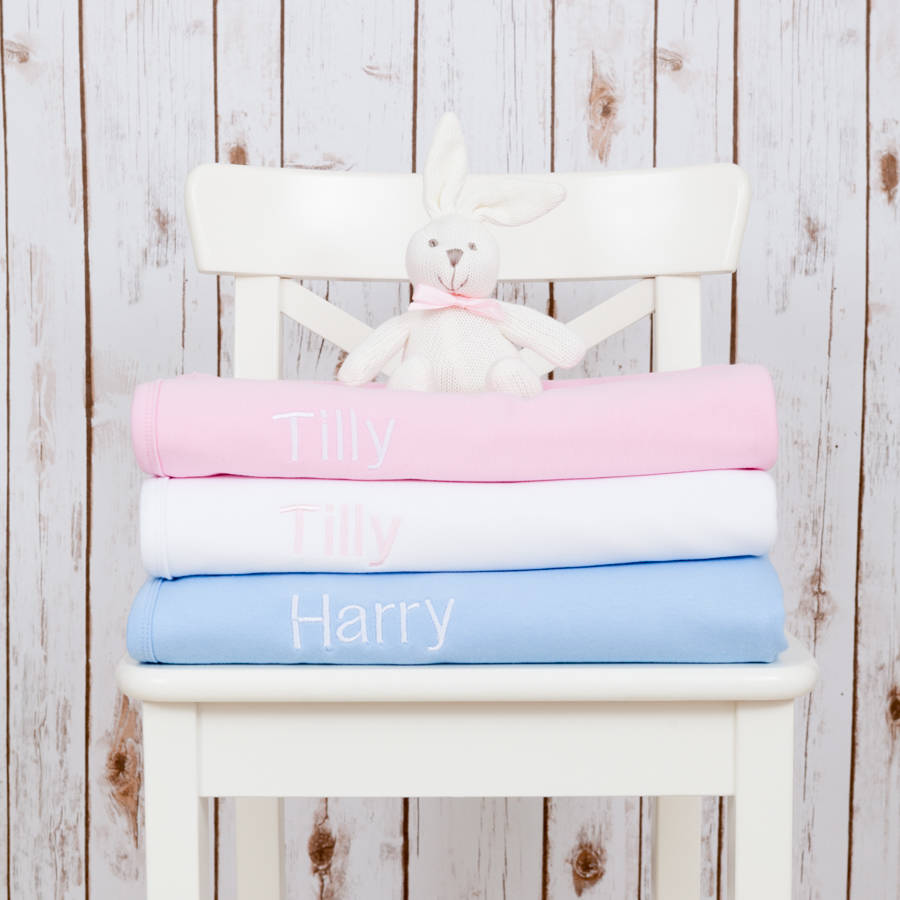 Personalised Baby Blanket By Betty Bramble