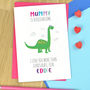 Dinosaur Card For Mummy, thumbnail 1 of 2