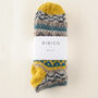 Fair Isle Handmade Wool Socks, thumbnail 7 of 8