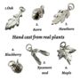 Nature Talisman Charm Necklace In Recycled Silver, thumbnail 2 of 5