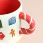 Merry Everything Festive Patterned Children's Mug, thumbnail 5 of 5