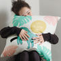 Personalised 'Relaxing Spot' Sloth Cushion, thumbnail 5 of 6