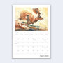 2022 23 Academic Calendar With Hare Art, thumbnail 5 of 8