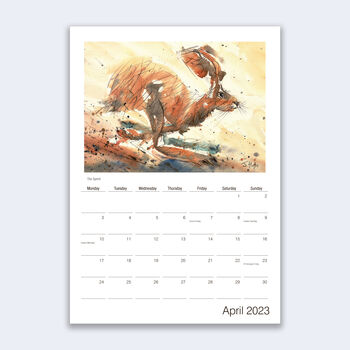 2022 23 Academic Calendar With Hare Art, 5 of 8
