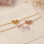 Gold Or Rose Gold Unicorn Sterling Silver Bracelet, thumbnail 3 of 10