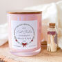 Our First Christmas Engaged Candle Gift, thumbnail 1 of 10