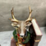 Set Of Elegant Suited Deer Bookends Novelty Décor Gift, thumbnail 11 of 12