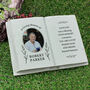 Personalised Botanical Memorial Photo Resin Book, thumbnail 3 of 3