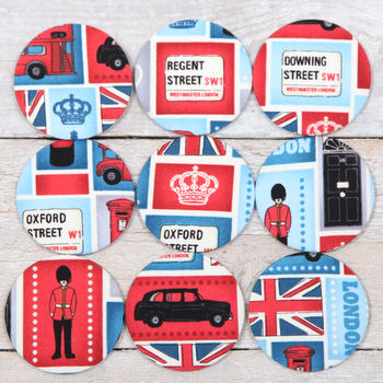 London British Handbag Mirror, Coronation Gift, 3 of 4
